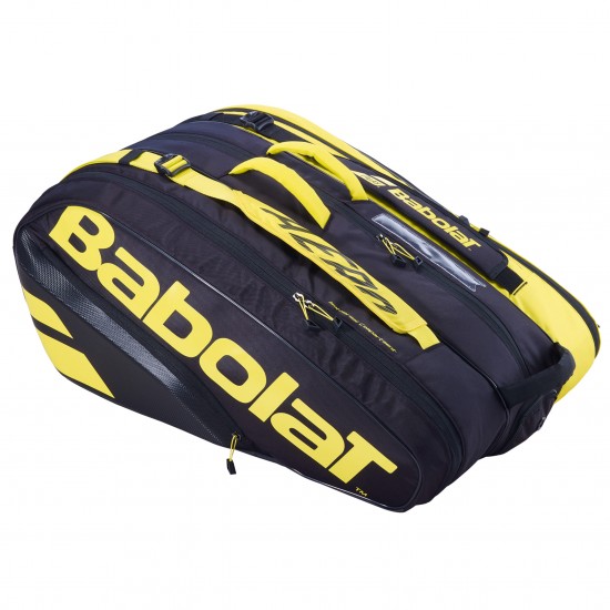 RAQUETEIRA BABOLAT PURE AERO X12 - AMARELO/PRETO